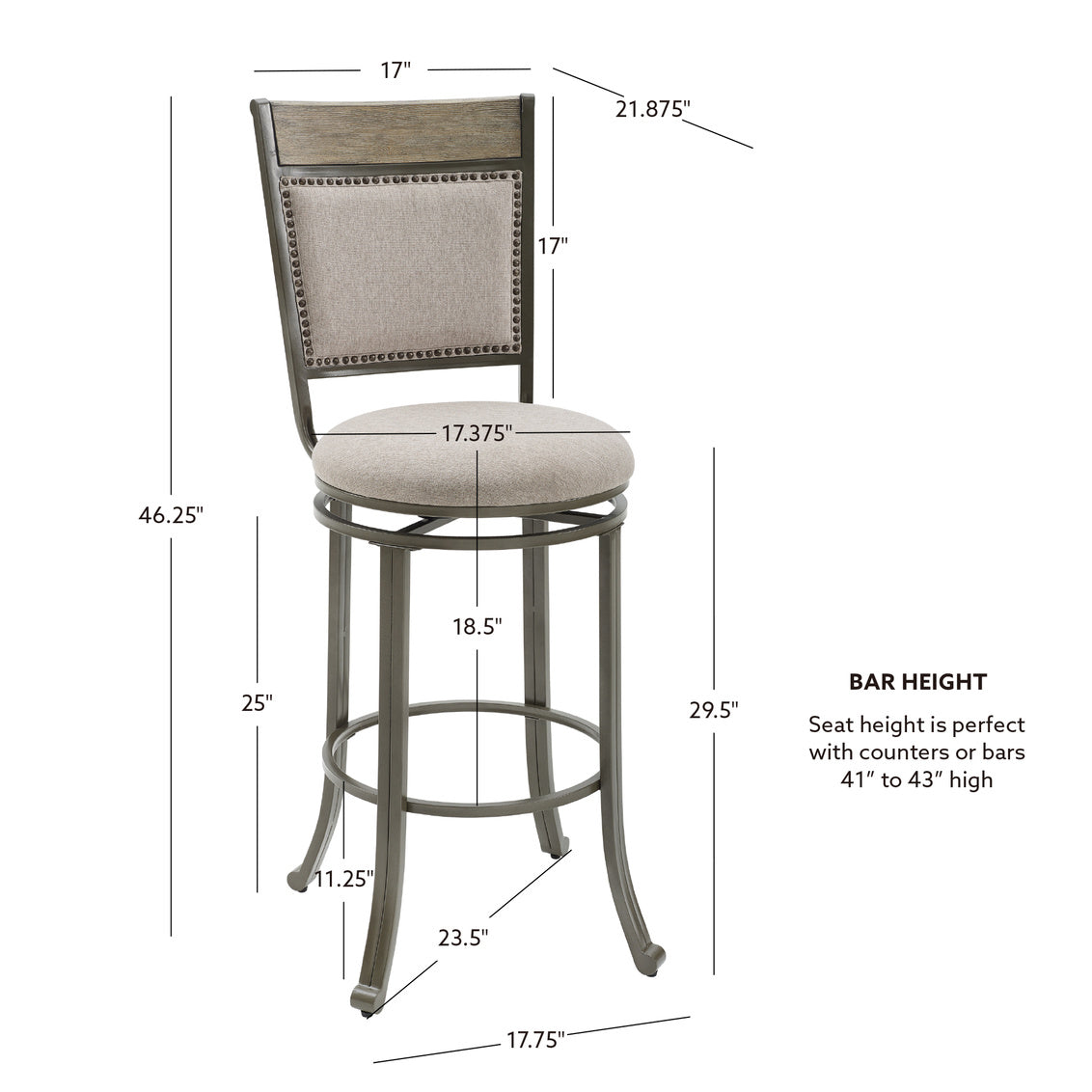 Franklin 30" Barstool