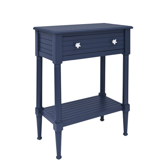 Starfish Navy Accent Table