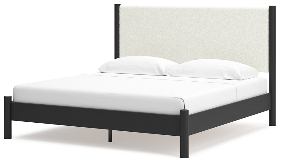 Cadmori  Upholstered Panel Bed