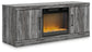 Baystorm 64" TV Stand with Electric Fireplace