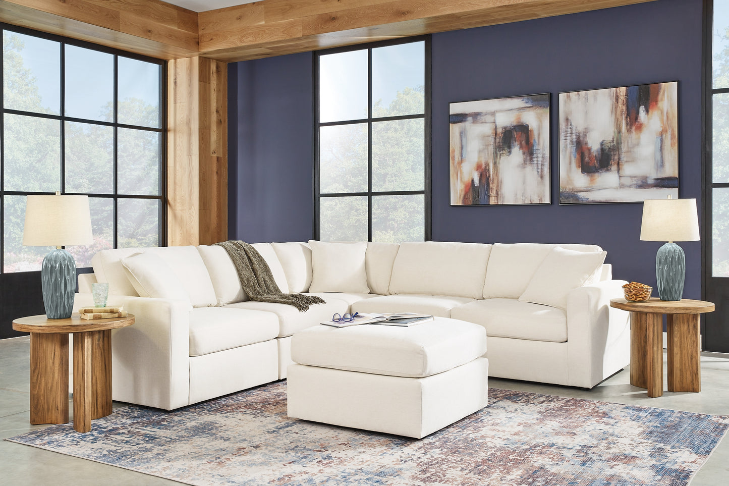 Modmax 5-Piece Sectional with Ottoman