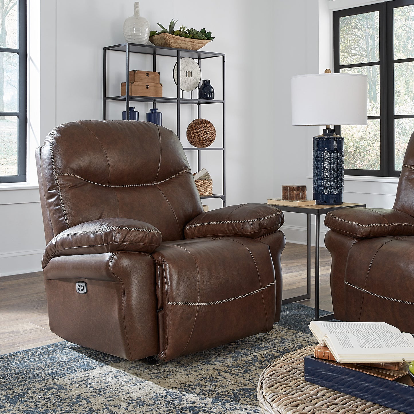 Leya Leather Rocker Recliner