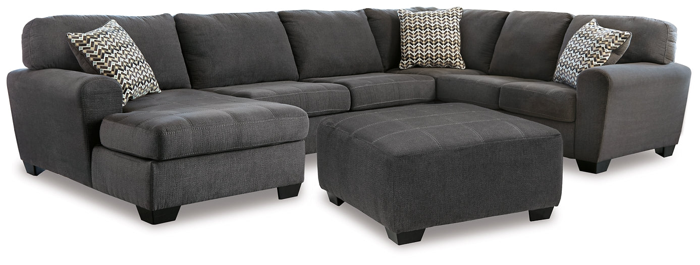 Ambee 3-Piece Sectional with Ottoman