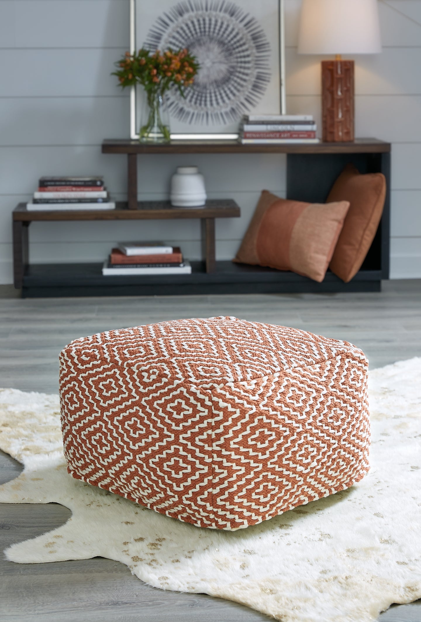 BON VIVANT GRANDE POUF POUFS by Janus et Cie at the Home Resource, Sarasota