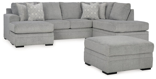 Casselbury 2-Piece Sectional with Ottoman