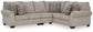 Claireah 3-Piece Sectional with Ottoman